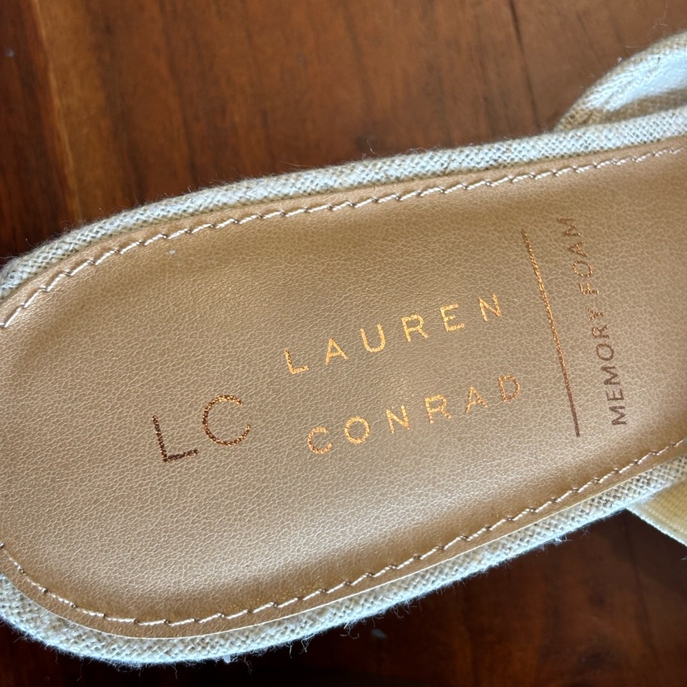 LC Lauren Conrad Izabella Women’s Heeled Slide Sandals - Picture 9 of 11